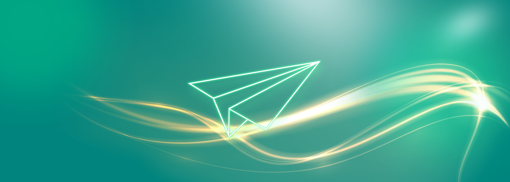 Stilisierter Papierflieger