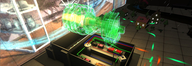 Das Heizkraftwerk die GuD in Augmented Reality