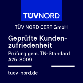 Bild von einem Qualit&auml;tssiegel des TUEV Nord