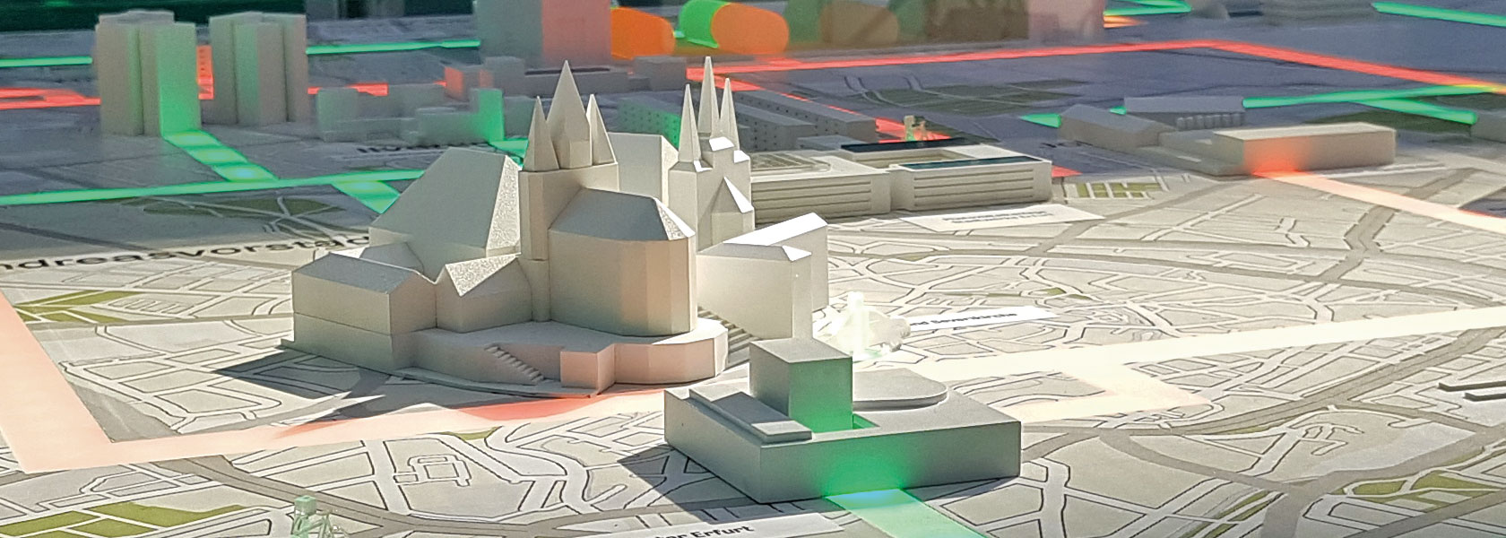 3D-Modell des Erfurter Energiemodells